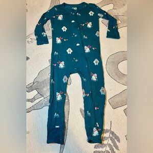 Kyte Baby Yeti Print pajamas Romper